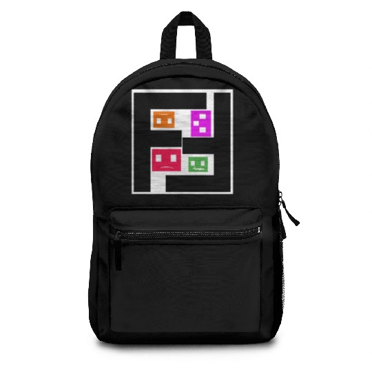 Geometric Cubes In Game - multi-sided cubes Backpacks