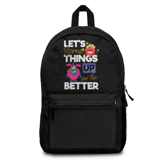 Monster Comic Little Sister Backpacks