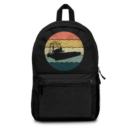 Airboat Fanboat Airboating Planeboat Swamp boat Backpacks