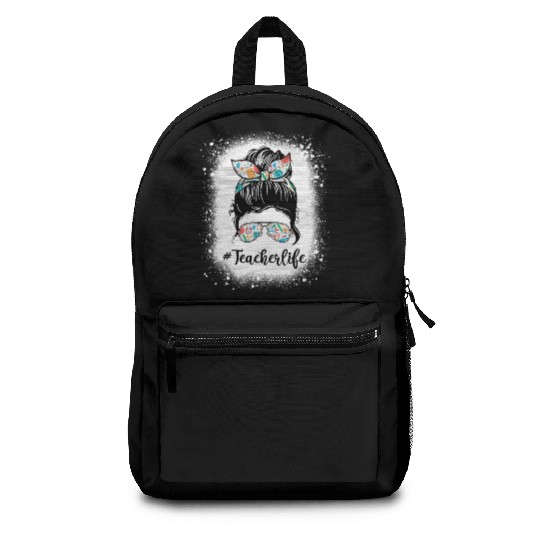 Messy Bun bleached x Teacher Life Backpacks
