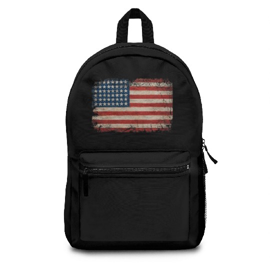 American Flag USA Patriotic US stars stripes Backpacks