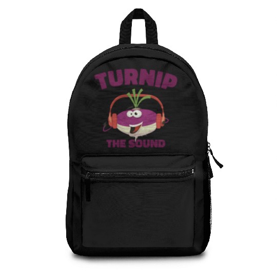 Music Turnip Party Music Lover Vegetable Backpacks