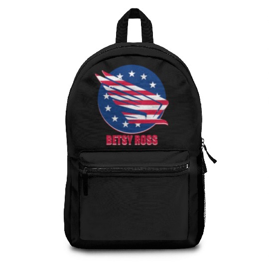 Patriotism USA Betsy Ross Flag Stars Stripes Eagle Backpacks