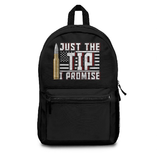 USA American Flag 4th July Bullet Stars Stripes Backpacks