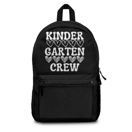Kindergarten Crew Kinder Squad Gift For Teachers Backpacks