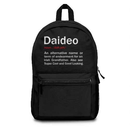 Daideo Irish Grandfather Irish Grandad Backpacks