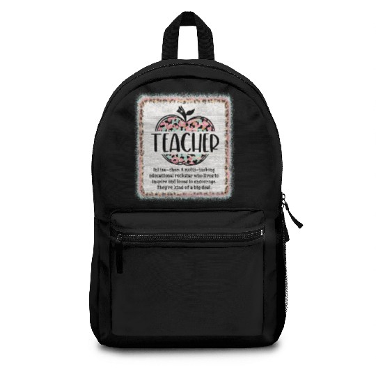 Teacher Life Back To School Teacher Apple Backpacks