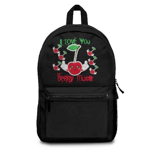 i love you berry much Backpacks