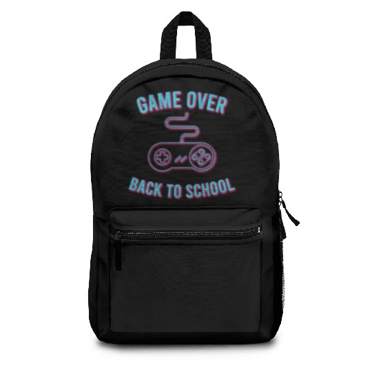 Game Over Back To School Backpacks
