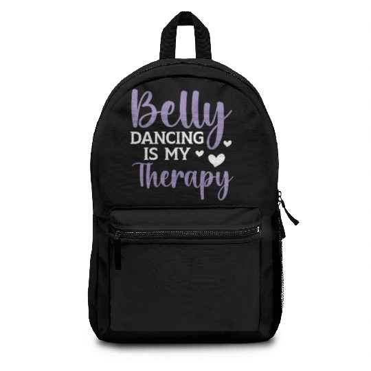 Belly Dancing Is My Therapy Shimmy Belly Dancer Backpacks