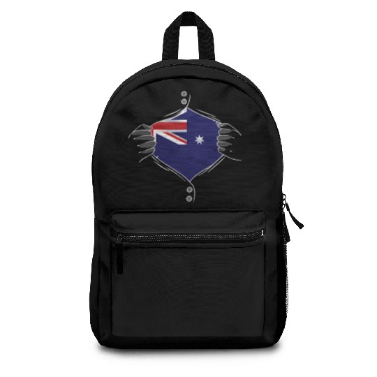 australia flag proud Backpacks