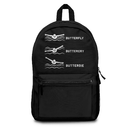 Swimmer Butterfly Swim Swimming Backpacks