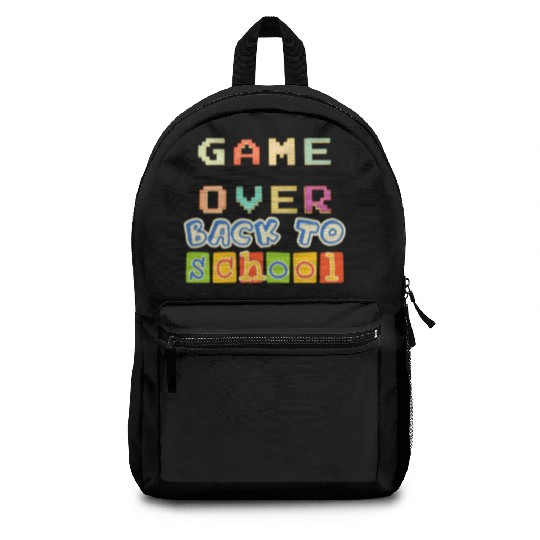 Game Over Back To School Backpacks