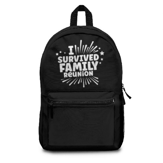 I Survived Family Reunion Gathering Families Backpacks