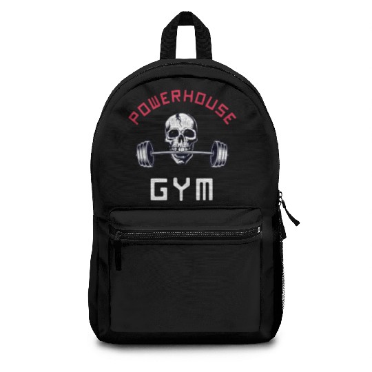 Powerhouse Gym - Bodybuilding Workout Saying Backpacks