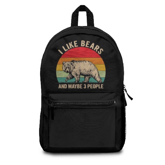 I Like Bears and Maybe 3 People Backpacks