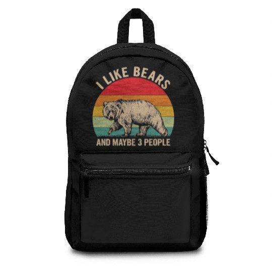 I Like Bears and Maybe 3 People Backpacks