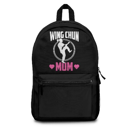 Wing Chun Mom Fighter Coach Martial Arts Training Backpacks