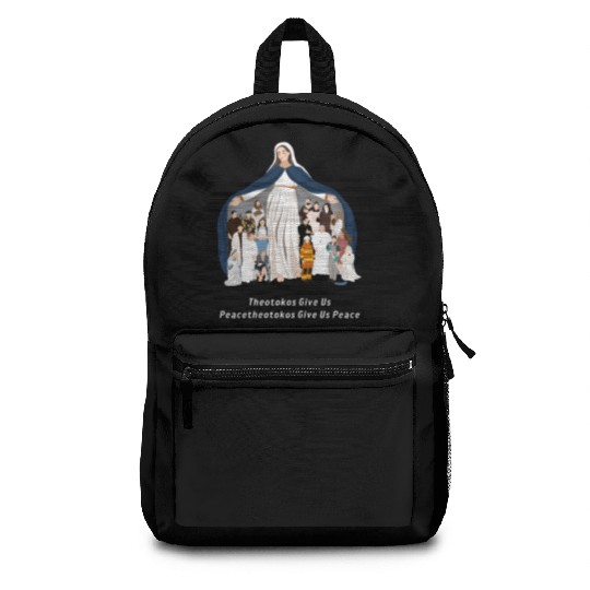 Virgin Mary Rosary Backpacks