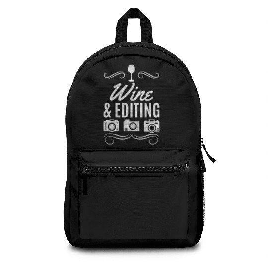 Photographer Wine & Editing Photography Camera Backpacks