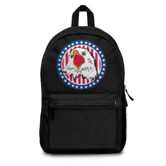 Red White and Blue For You Backpacks