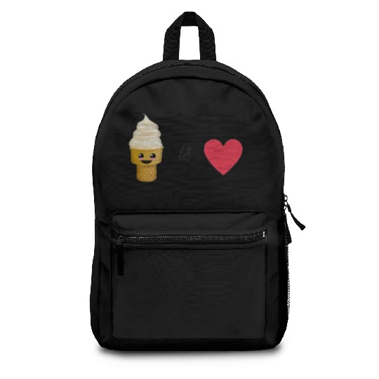 ice cream is love Backpacks