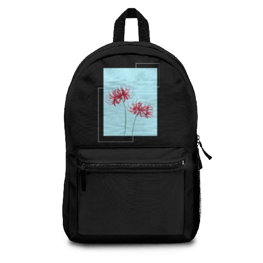 Red Spider Lily Lycoris Recoil Anime Fanart Backpacks