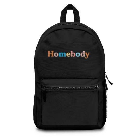 Retro Homebody Rather Be Inside Vintage Introvert Backpacks