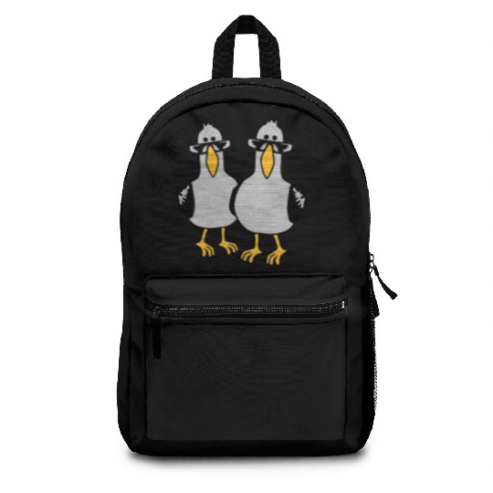 2 seagull friends team Backpacks