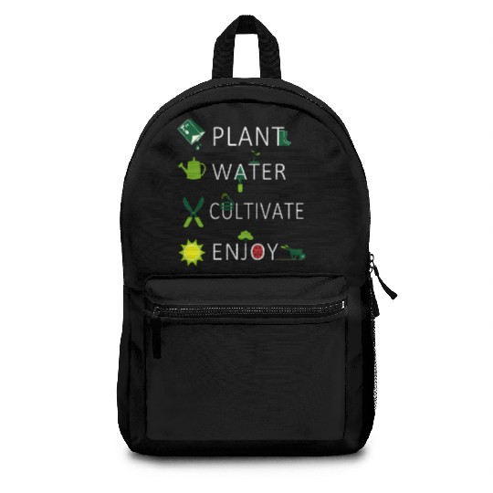 Garden Boss Flower Plant Passionate Gardener Hobby Backpacks