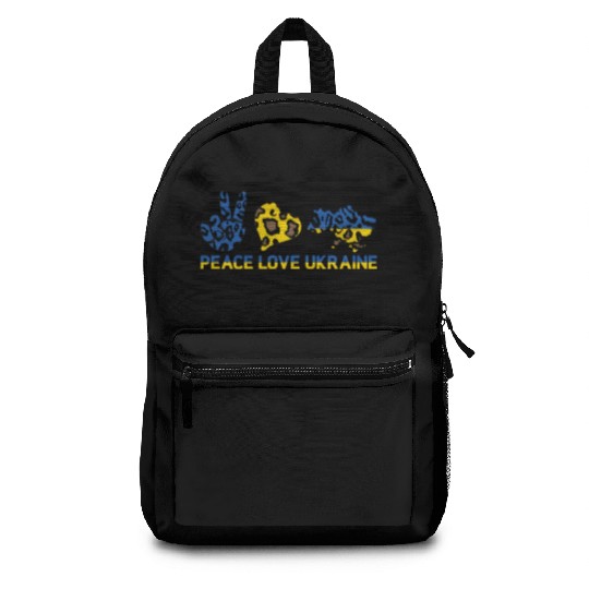 EU Ukraine Europe Friends Union Freedom Peace Backpacks