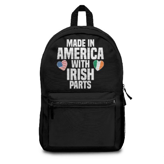 MADE IN AMERICA WITH IRISH PARTS Backpacks