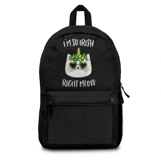 So Irish Right Meow Backpacks