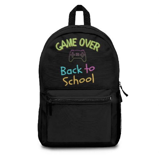 Game Over- Back to School time Backpacks