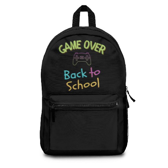 Game Over- Back to School time Backpacks