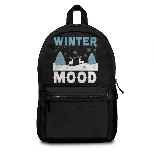 Winter Mood Snow Snowy Climate Winter Season Backpacks