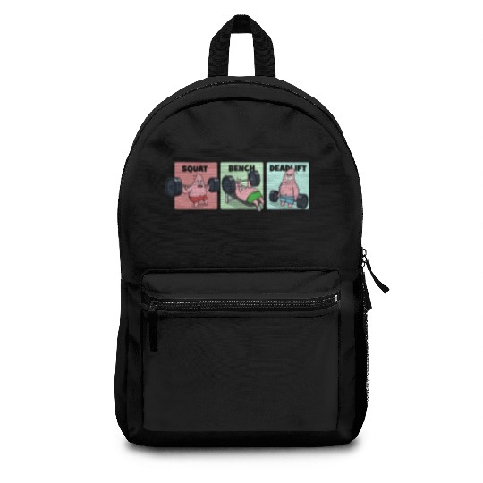 Majin Buu vs Patrick - Funny Anime Gym Backpacks