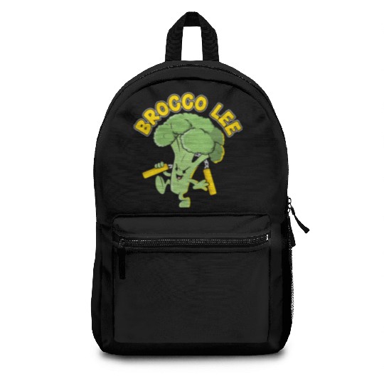 Brocco Lee Vegetable Vegetarian Vegan Broccoli Backpacks
