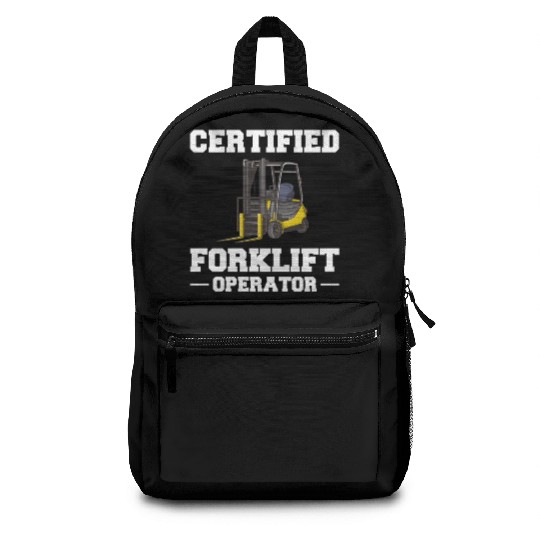 Forklift Operator Driver Lift Truck Training Backpacks