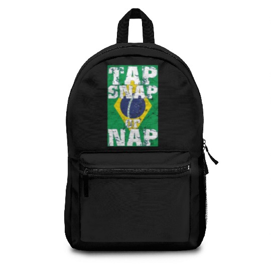 Tap Snap Or Nap - BJJ Brazilian Jiu Jitsu Backpacks