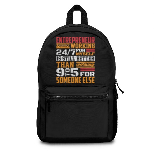Entrepreneur Minded Business Lifestyle Gifts Idea Backpacks