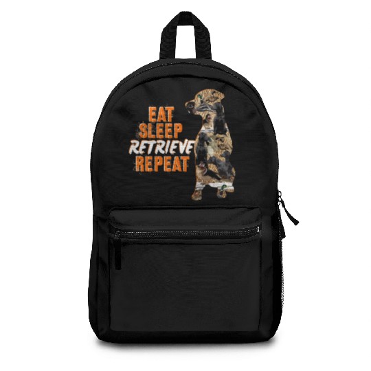 Labrador Retriever Duck Hunting Design Backpacks