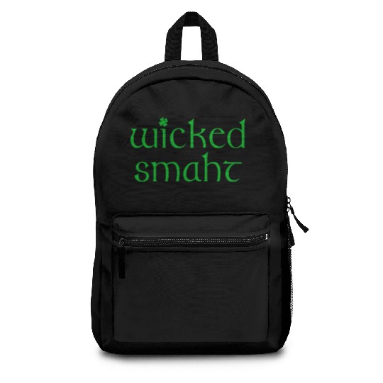 Wicked Smaht Irish Boston Backpacks