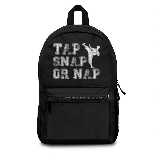 Tap Snap Or Nap - BJJ Brazilian Jiu Jitsu Backpacks