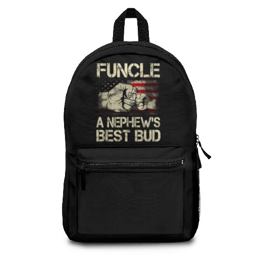 Funcle A Nephew Best Bud Us Backpacks
