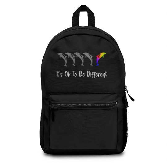It's Ok To Be Different - Dolphins Backpacks