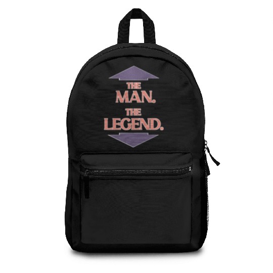 The man the legend Backpacks