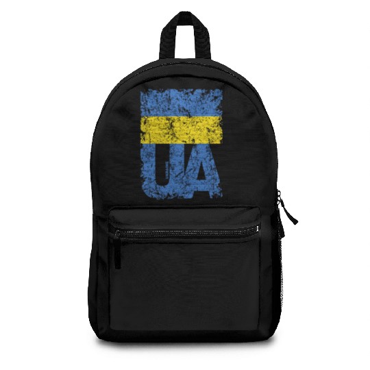 I stand with Ukraine. Support Ukraine. Stop War Backpacks