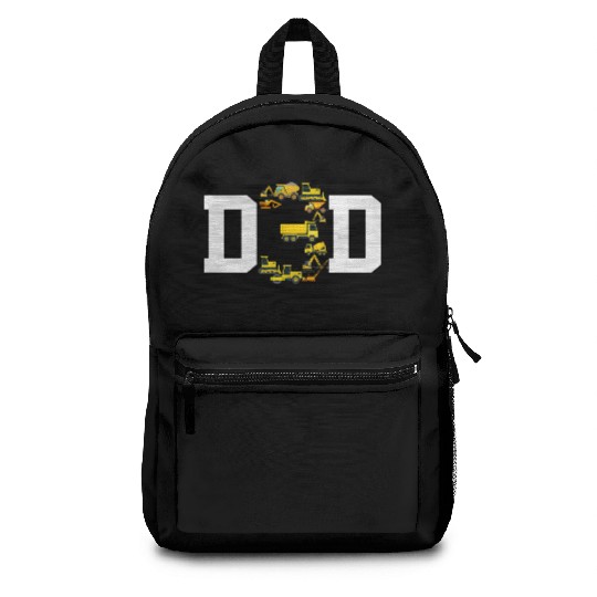 Dad of 3 Year Old Kid Construction Truck Toy Daddy Backpacks