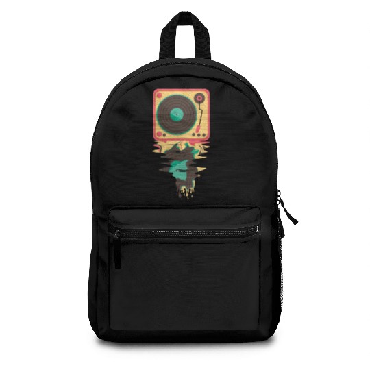 Vinyl Music Lover DJ Vinyl Record Backpacks